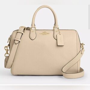 Rowan Large Satchel Bag (Ivory)